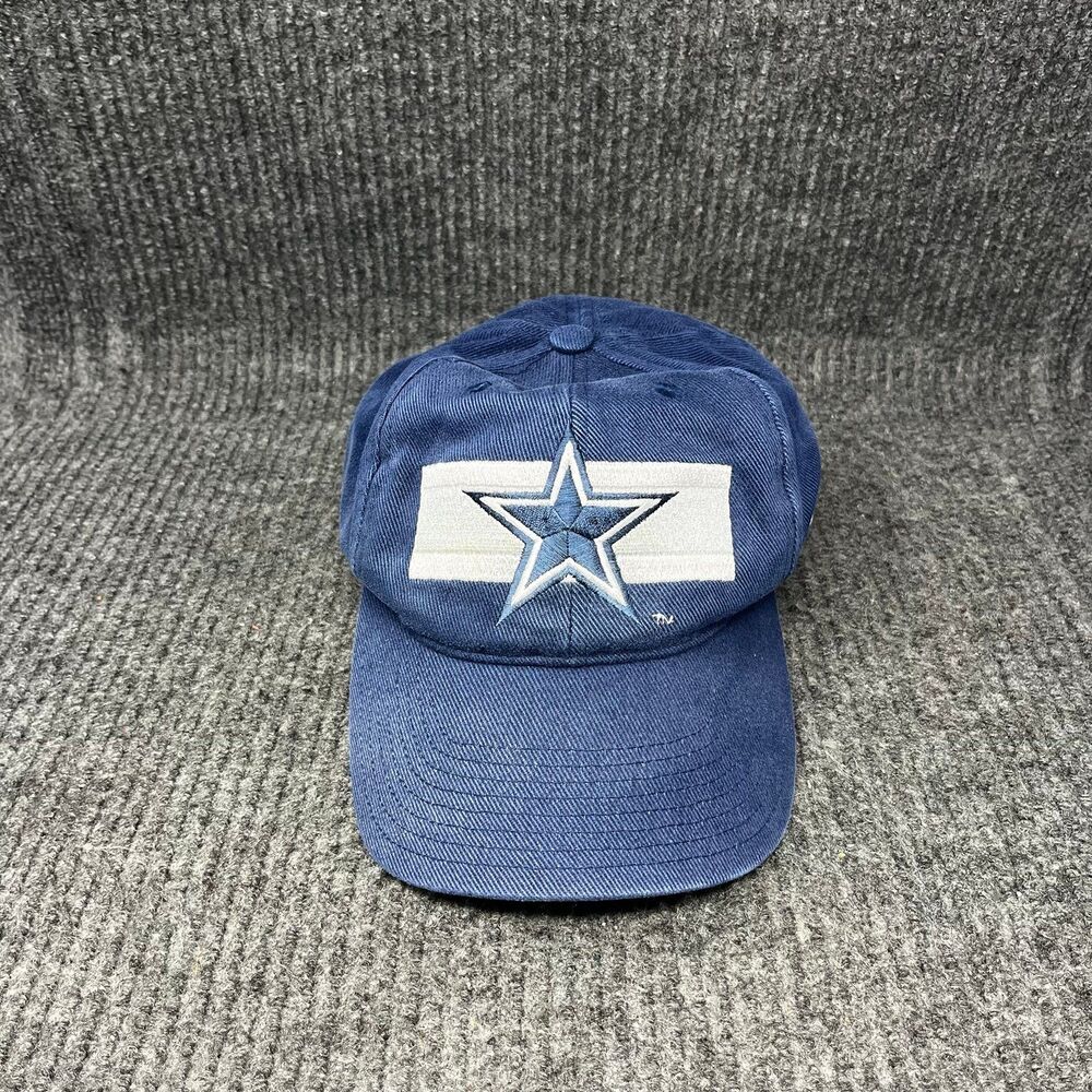 Vintage 90s Nike Dallas Cowboys SnapBack Hat Pro Line Blue NFL Football